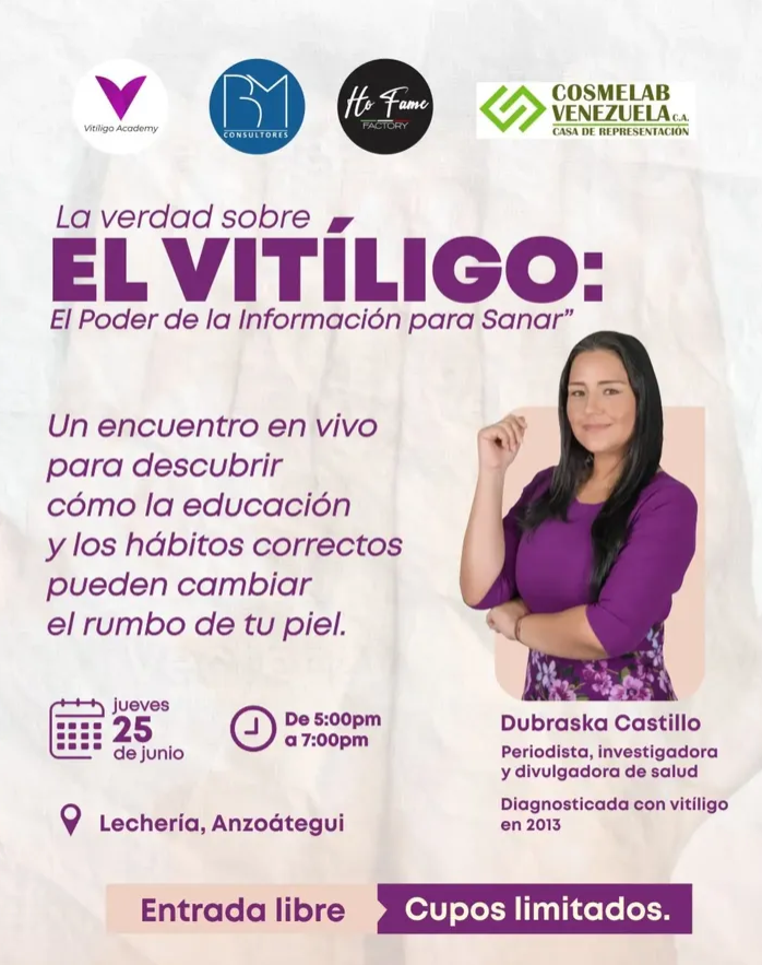 Encuentro presencial Vitíligo Academy: La verdad sobre el vitíligo